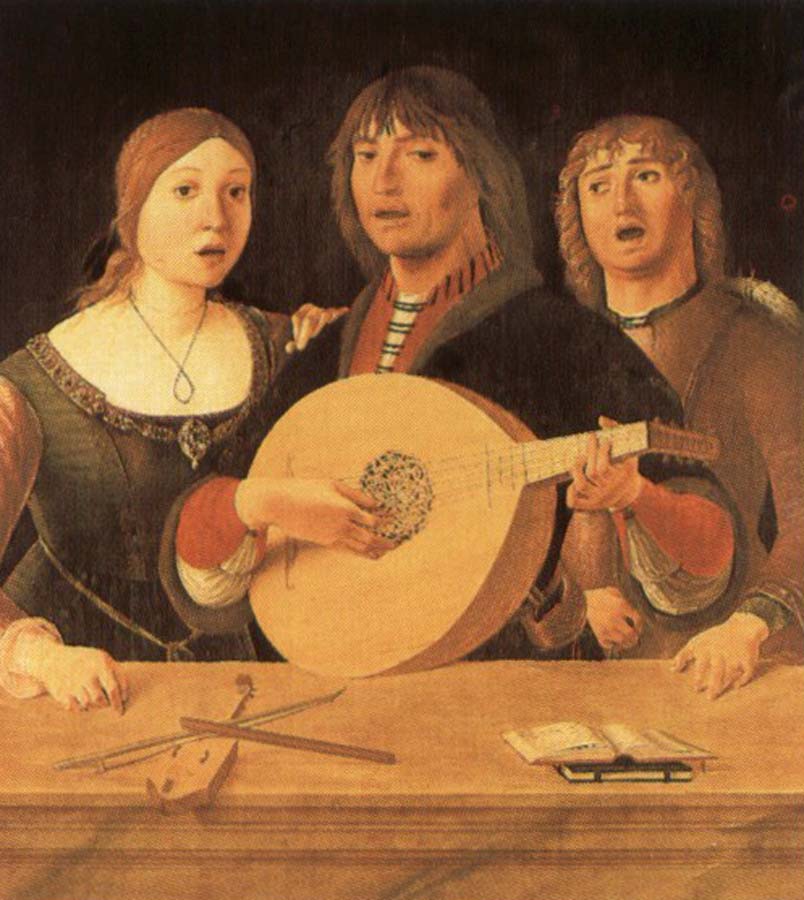 Lute curriculum has five strings and 10 frets